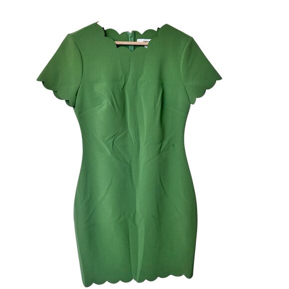Likely Women's Green Scalloped Edge Dress Size 6 Revolve - Picture 1 of 9